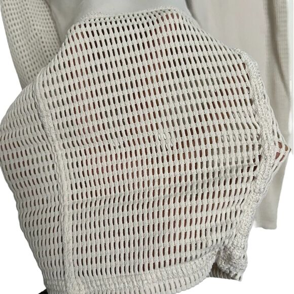 Alo Yoga Knit Off The Grid Capri Leggings in Bone L - Picture 4 of 5